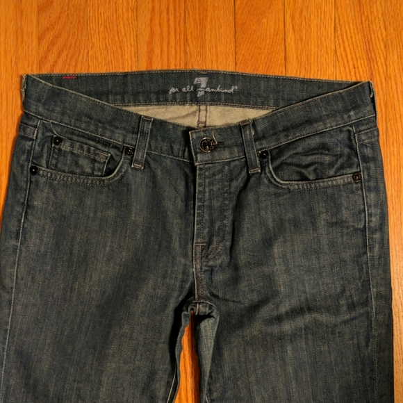 7 for all mankind skinny leg rinse Jean - Picture 5 of 6